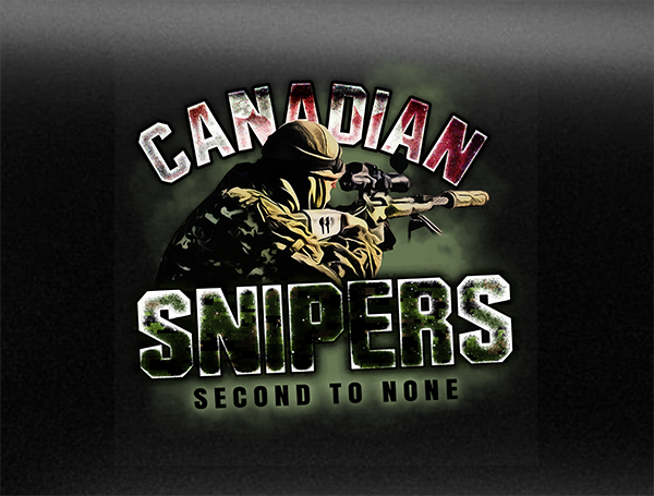 Canadian Snipers Vehicle Bumper Sticker