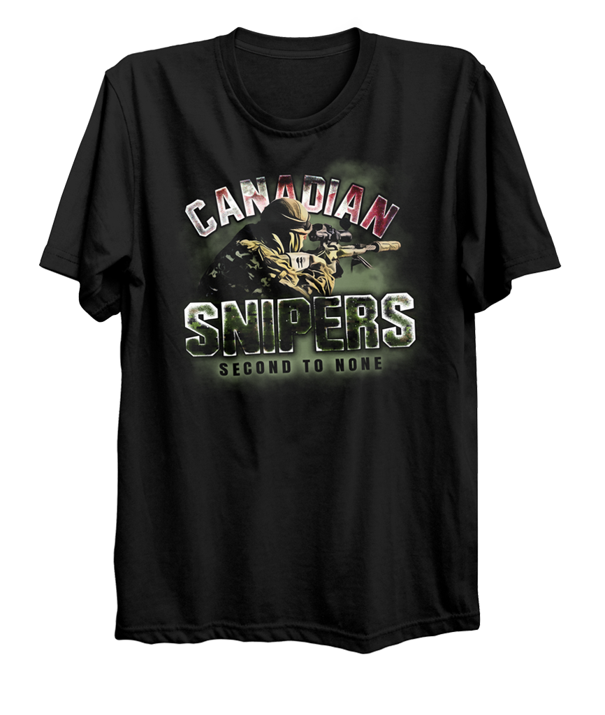 Canadian Snipers - Second To None T-Shirt