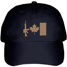 Load image into Gallery viewer, Military Ballcap with Canada C7 Rifle Flag

