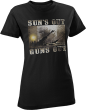 Load image into Gallery viewer, Suns Out Guns Out Artillery Women&#39;s T-Shirt
