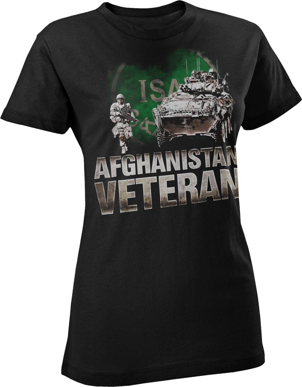 Afghanistan Veteran ISAF Crest Women's T-Shirt