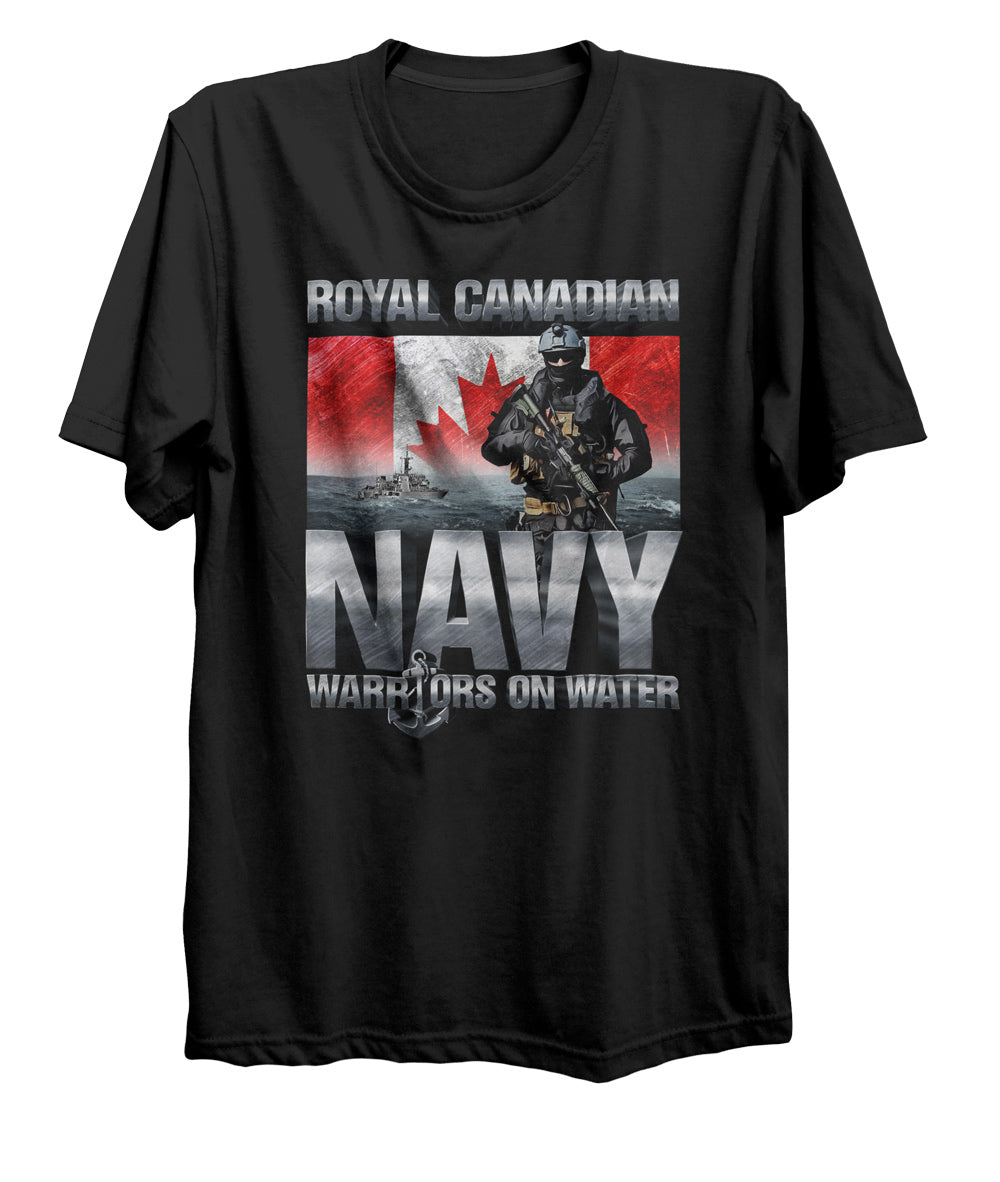 Warriors on Water Navy T-Shirt