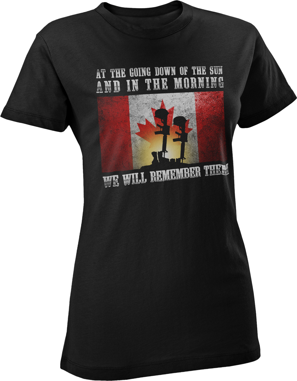 We Will Remember Them Memorial Women's T-Shirt