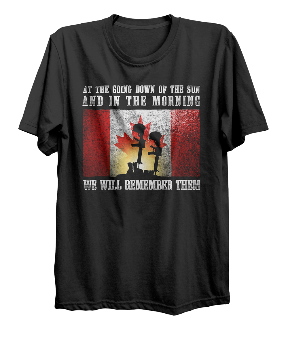 Canadian Military T-Shirts – Canada For Victory